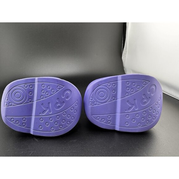 Cabbage Patch Kids Doll Vtg Purple Designer Line Transitional Rubber Shoes - Picture 8 of 9